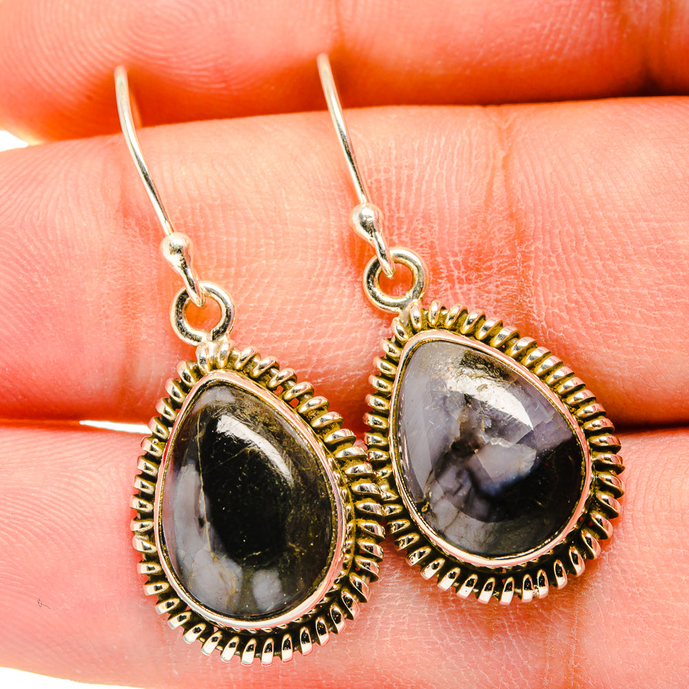Gabbro Stone Earrings handcrafted by Ana Silver Co - EARR420246