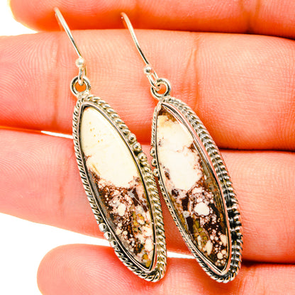 Wild Horse Jasper Earrings handcrafted by Ana Silver Co - EARR420251