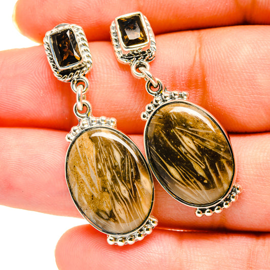 Turkish Tube Agate Earrings handcrafted by Ana Silver Co - EARR420266