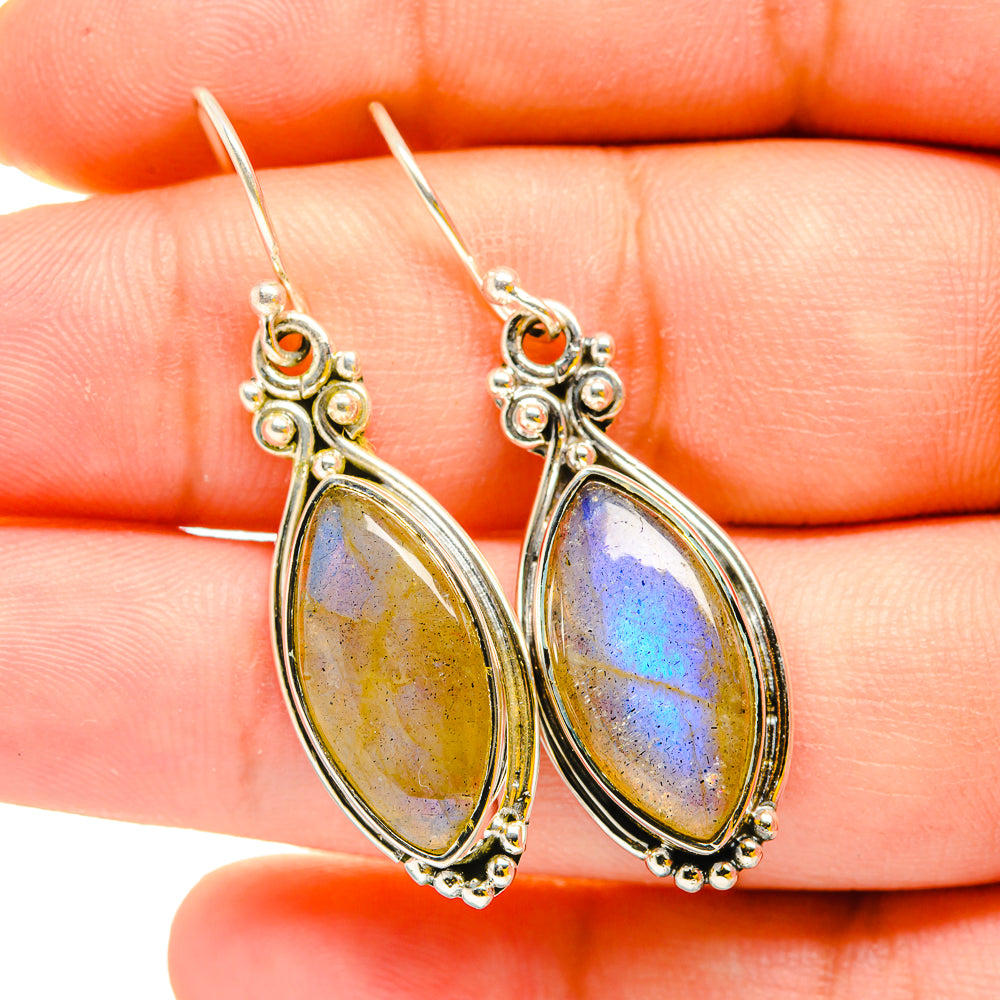 Labradorite Earrings handcrafted by Ana Silver Co - EARR420275