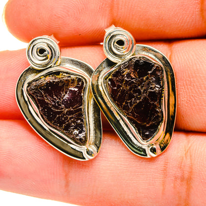 Garnet Earrings handcrafted by Ana Silver Co - EARR420283