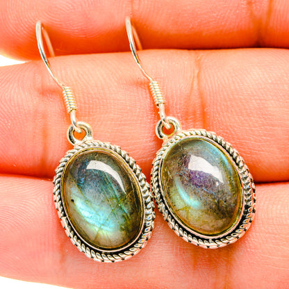 Labradorite Earrings handcrafted by Ana Silver Co - EARR420286