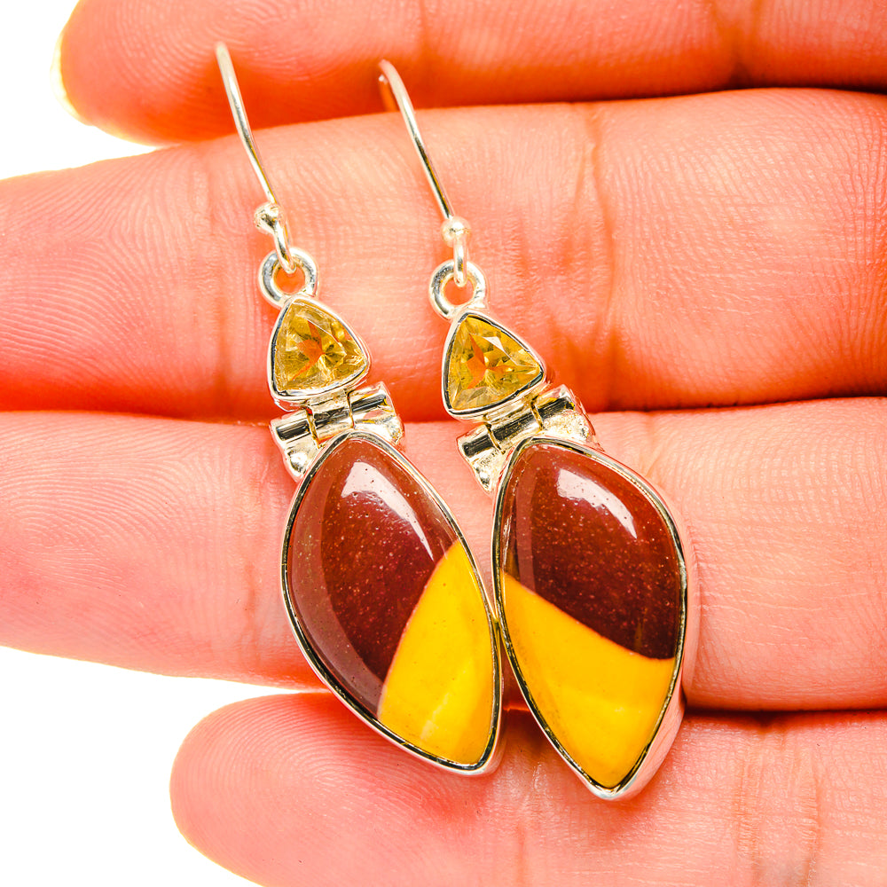 Mookaite Earrings handcrafted by Ana Silver Co - EARR420299
