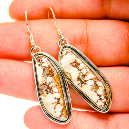 Wild Horse Jasper Earrings handcrafted by Ana Silver Co - EARR420305