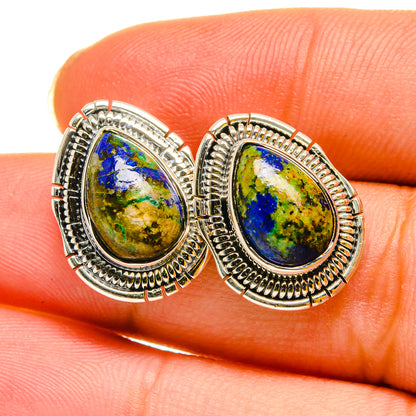 Azurite Earrings handcrafted by Ana Silver Co - EARR420316