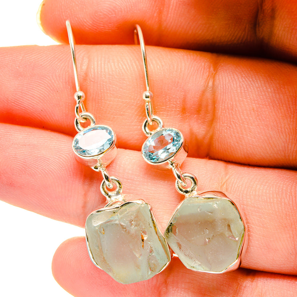 Aquamarine Earrings handcrafted by Ana Silver Co - EARR420324