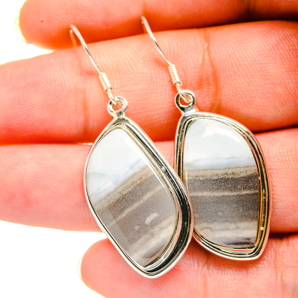 Owyhee Opal Earrings handcrafted by Ana Silver Co - EARR420336