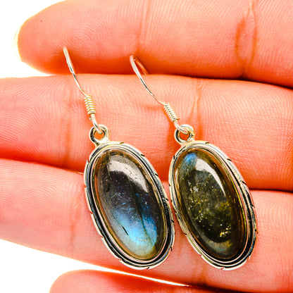 Labradorite Earrings handcrafted by Ana Silver Co - EARR420341