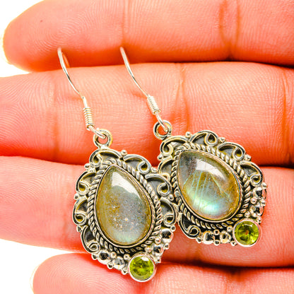 Labradorite Earrings handcrafted by Ana Silver Co - EARR420343