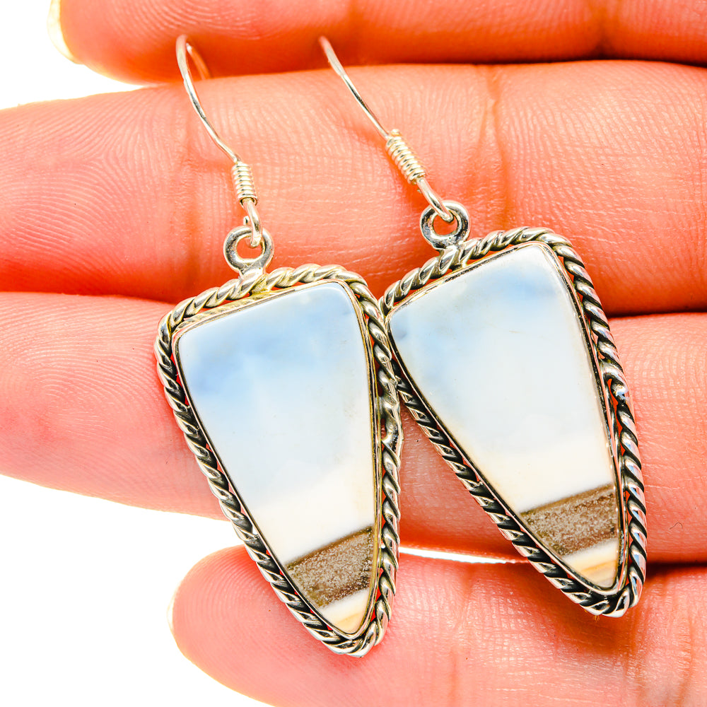 Owyhee Opal Earrings handcrafted by Ana Silver Co - EARR420347