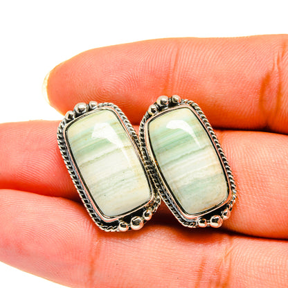 Ocean Jasper Earrings handcrafted by Ana Silver Co - EARR420349