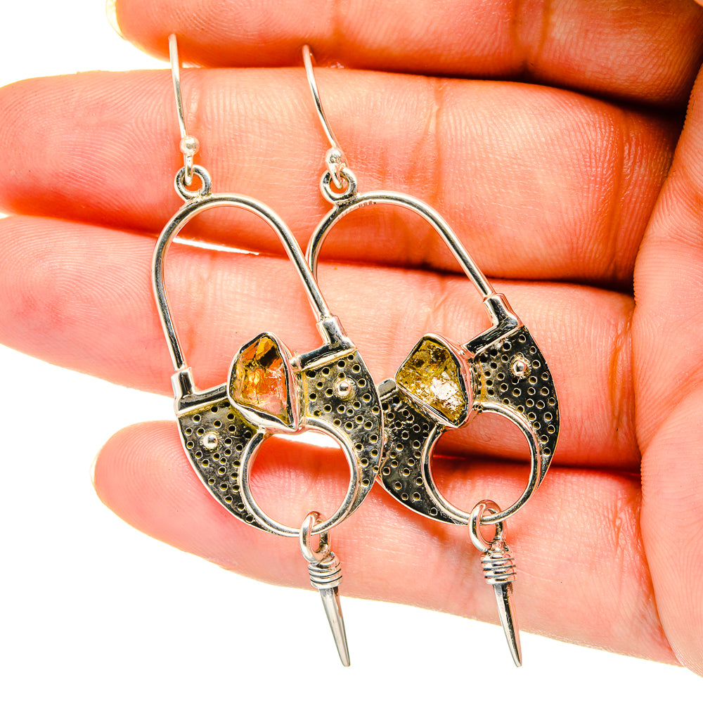 Herkimer Diamond Earrings handcrafted by Ana Silver Co - EARR420356