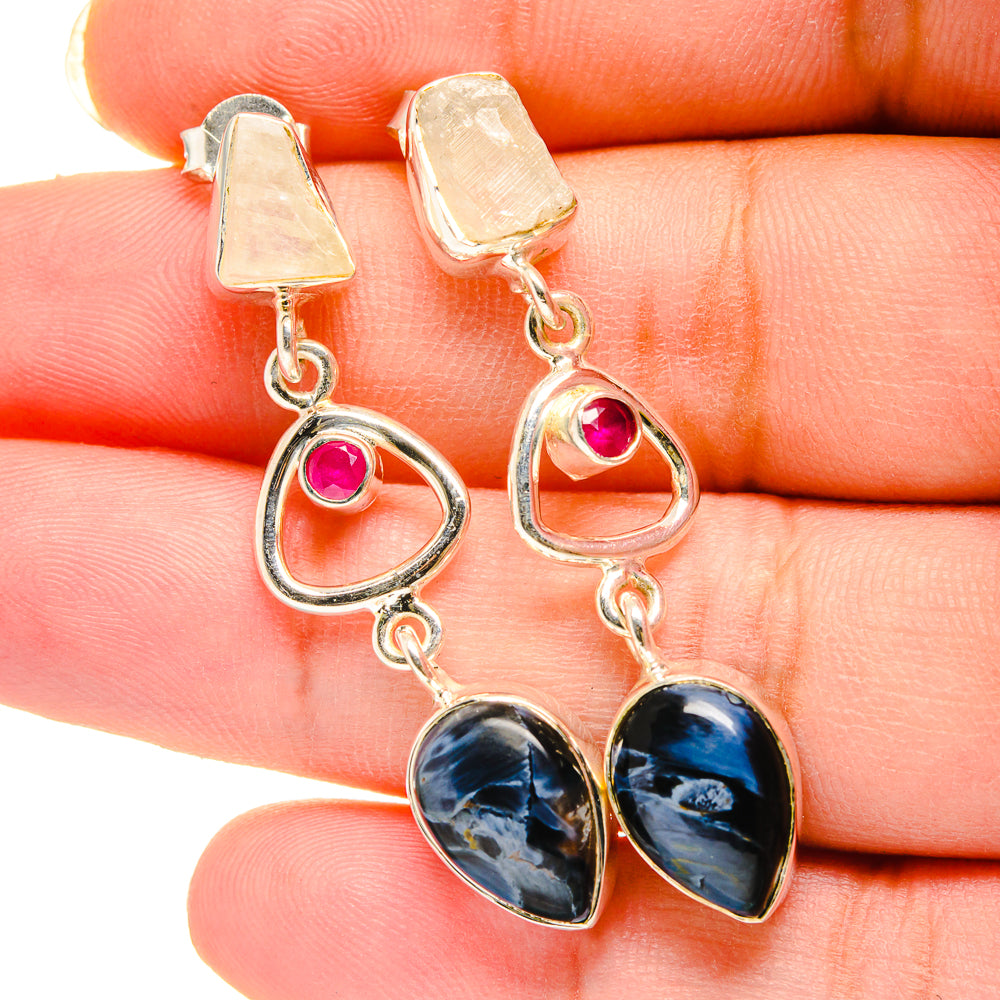 Pietersite Earrings handcrafted by Ana Silver Co - EARR420377