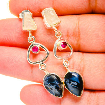 Pietersite Earrings handcrafted by Ana Silver Co - EARR420377