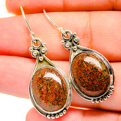 Dinosaur Bone Earrings handcrafted by Ana Silver Co - EARR420384