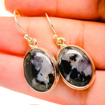 Gabbro Stone Earrings handcrafted by Ana Silver Co - EARR420405