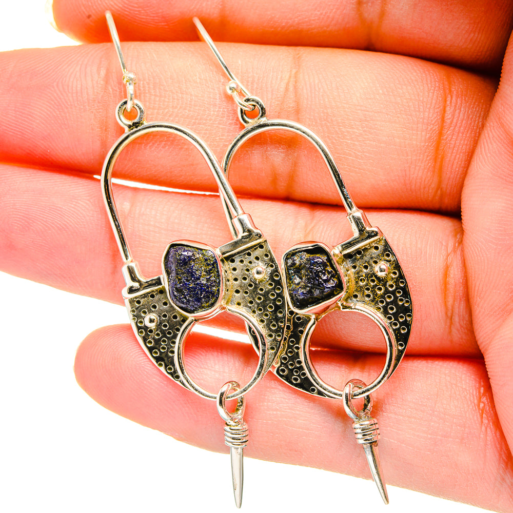 Lapis Lazuli Earrings handcrafted by Ana Silver Co - EARR420423