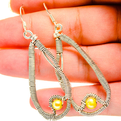 Cultured Pearl Earrings handcrafted by Ana Silver Co - EARR420426