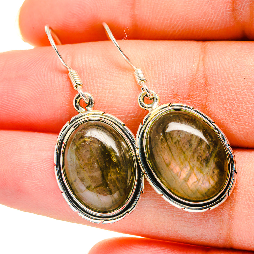 Labradorite Earrings handcrafted by Ana Silver Co - EARR420442