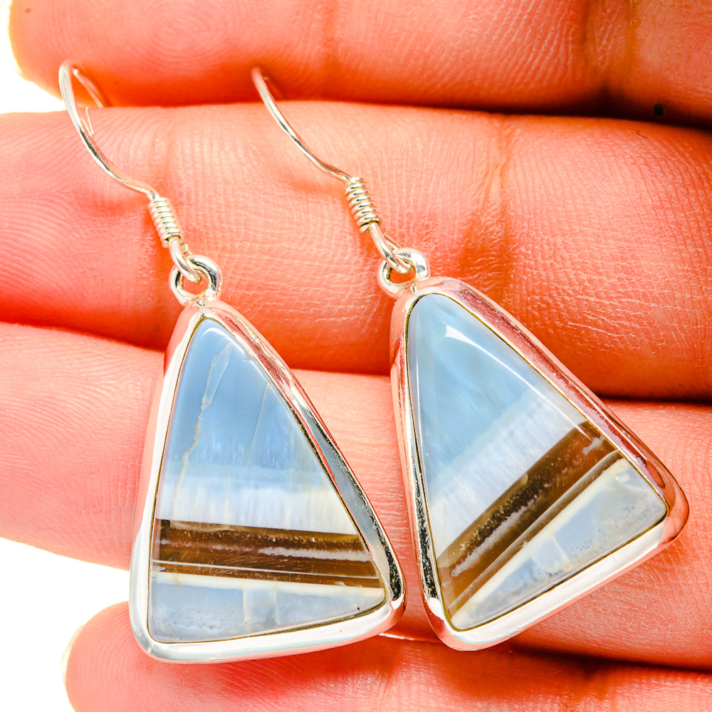 Owyhee Opal Earrings handcrafted by Ana Silver Co - EARR420446