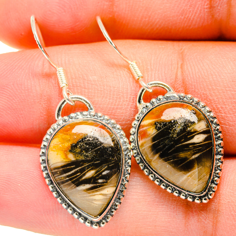 Mookaite Earrings handcrafted by Ana Silver Co - EARR420452