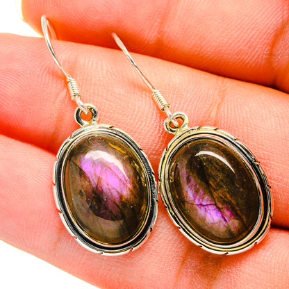 Labradorite Earrings handcrafted by Ana Silver Co - EARR420456