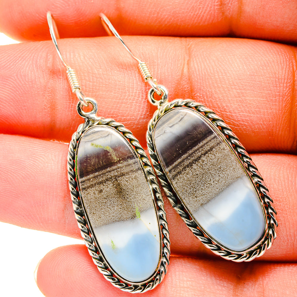 Owyhee Opal Earrings handcrafted by Ana Silver Co - EARR420469