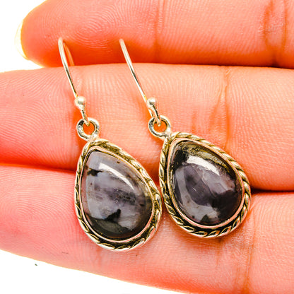 Gabbro Stone Earrings handcrafted by Ana Silver Co - EARR420483