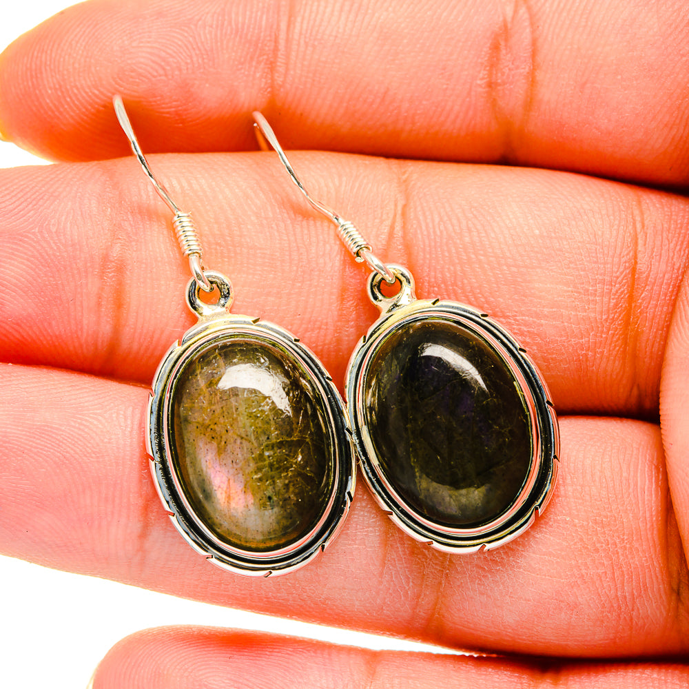 Labradorite Earrings handcrafted by Ana Silver Co - EARR420492