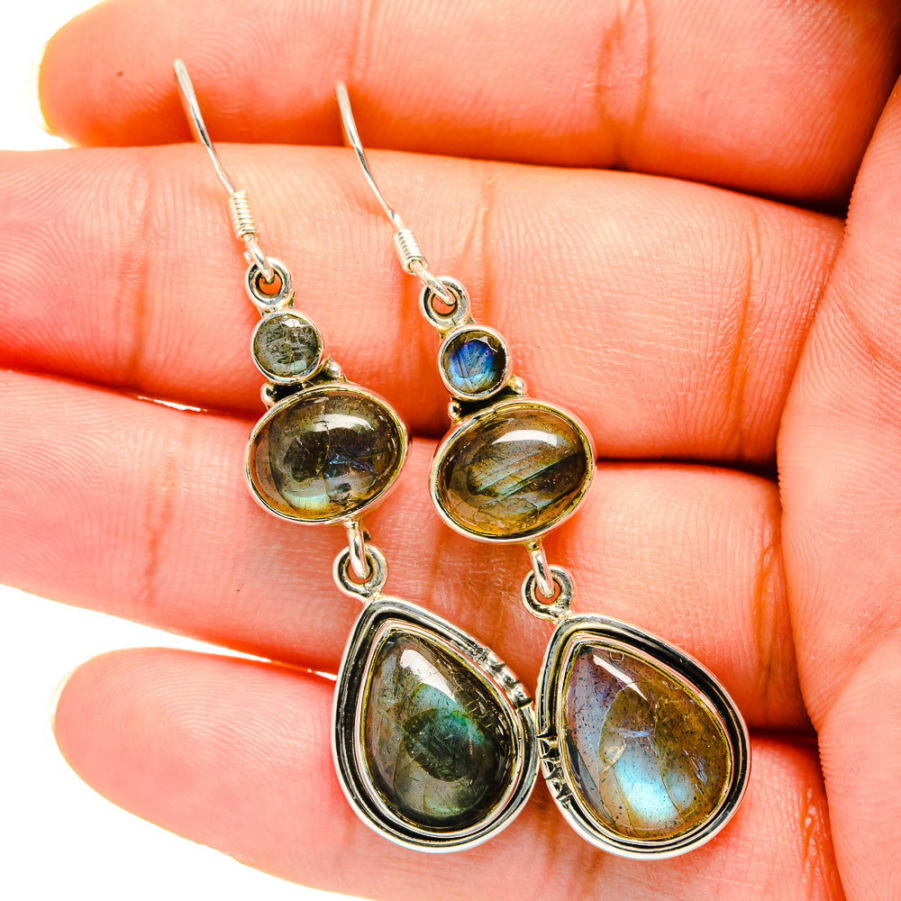 Aquamarine Earrings handcrafted by Ana Silver Co - EARR420499