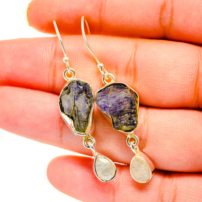 Tanzanite Earrings handcrafted by Ana Silver Co - EARR420507