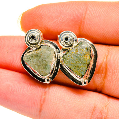 Prehnite Earrings handcrafted by Ana Silver Co - EARR420528