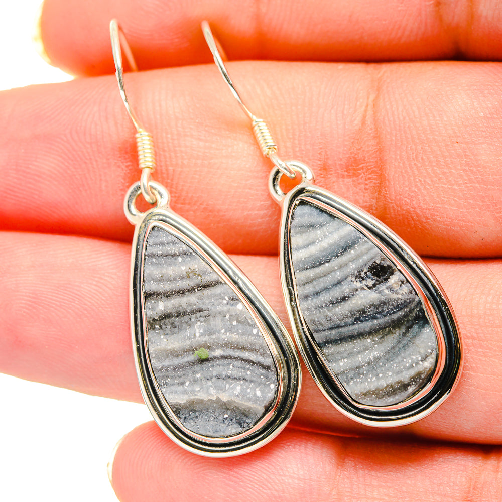 Desert Druzy Earrings handcrafted by Ana Silver Co - EARR420531