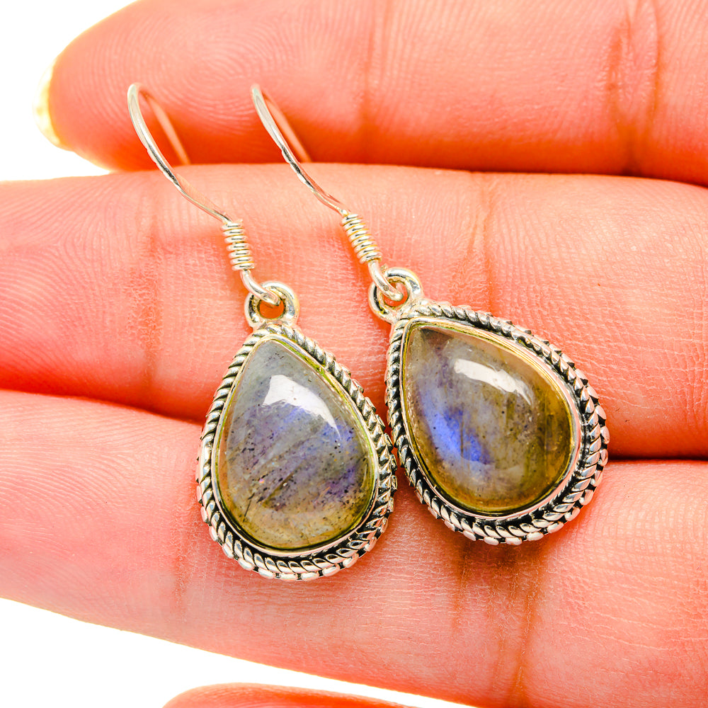 Labradorite Earrings handcrafted by Ana Silver Co - EARR420533