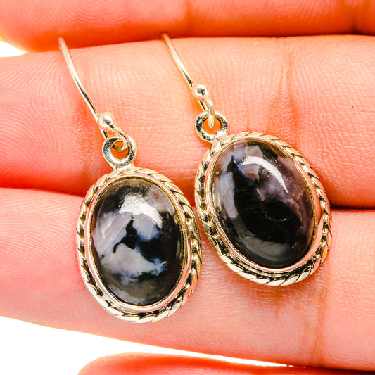 Gabbro Stone Earrings handcrafted by Ana Silver Co - EARR420536
