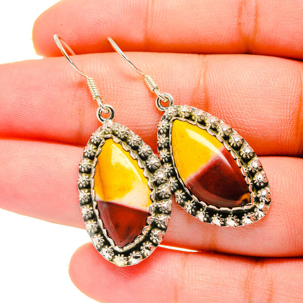 Mookaite Earrings handcrafted by Ana Silver Co - EARR420552