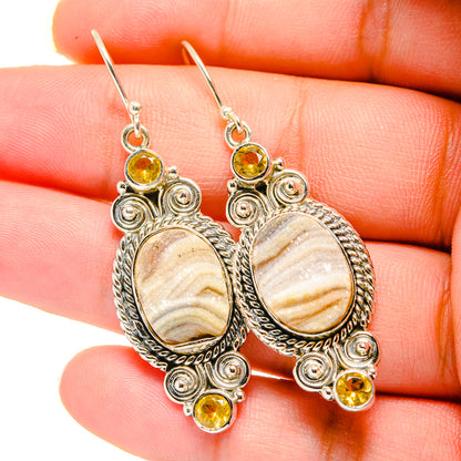 Desert Druzy Earrings handcrafted by Ana Silver Co - EARR420553