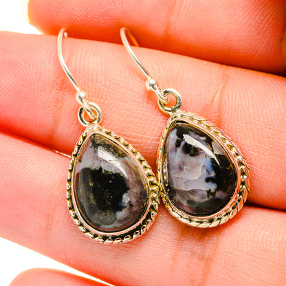 Gabbro Stone Earrings handcrafted by Ana Silver Co - EARR420560