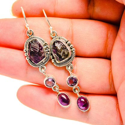 Amethyst Earrings handcrafted by Ana Silver Co - EARR420564