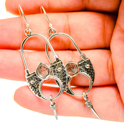 Herkimer Diamond Earrings handcrafted by Ana Silver Co - EARR420589