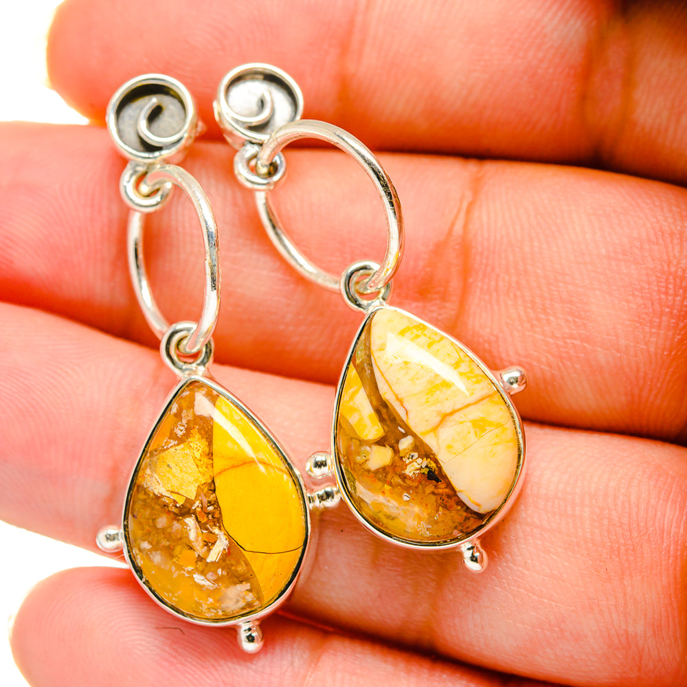 Brecciated Mookaite Earrings handcrafted by Ana Silver Co - EARR420590