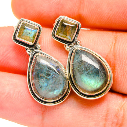 Labradorite Earrings handcrafted by Ana Silver Co - EARR420616
