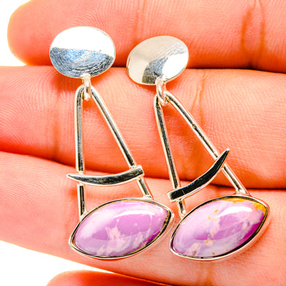 Phosphosiderite Earrings handcrafted by Ana Silver Co - EARR420628
