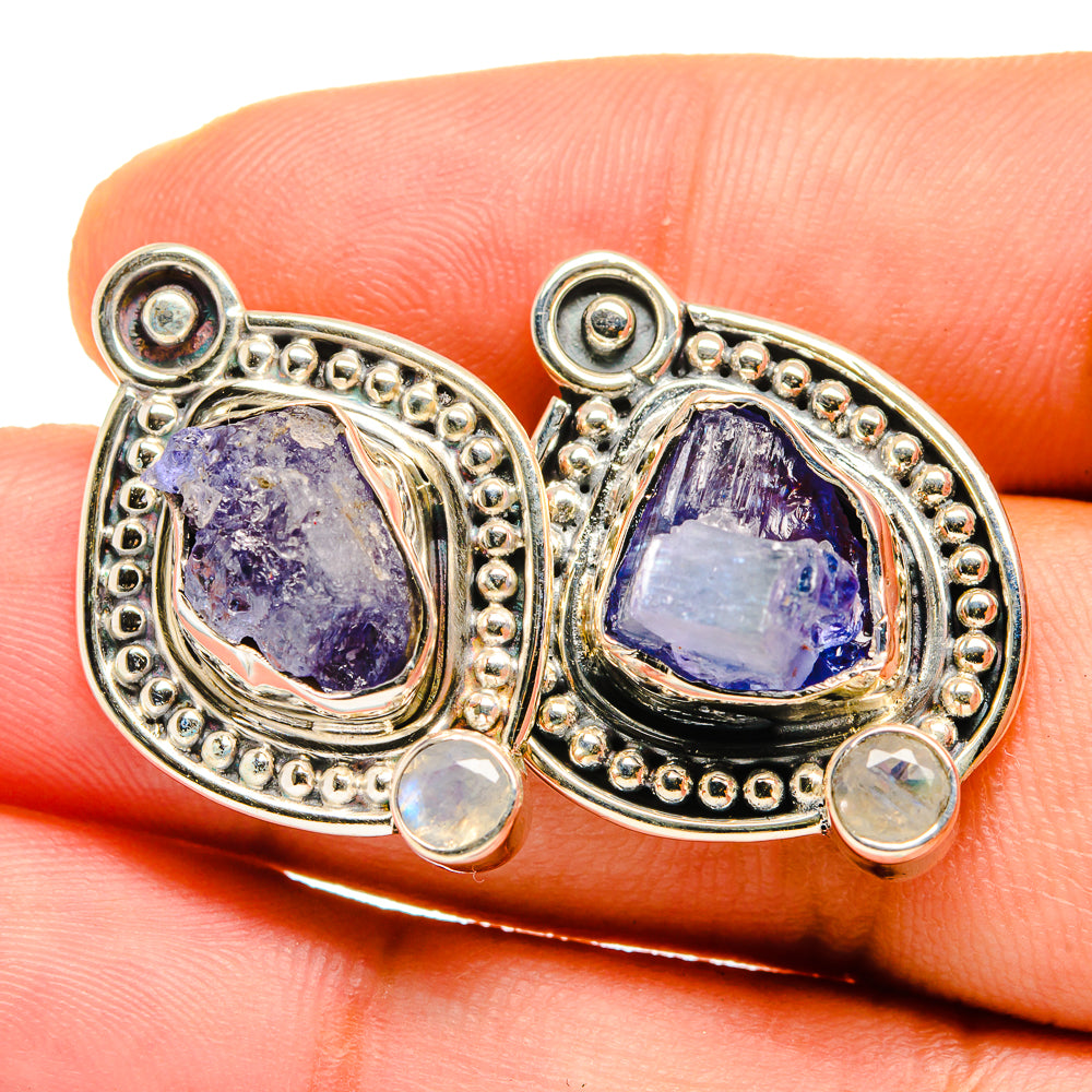 Tanzanite Earrings handcrafted by Ana Silver Co - EARR420633