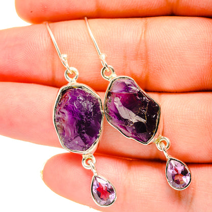 Amethyst Earrings handcrafted by Ana Silver Co - EARR420635
