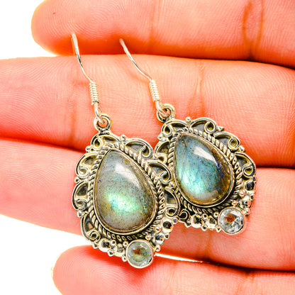 Labradorite Earrings handcrafted by Ana Silver Co - EARR420645