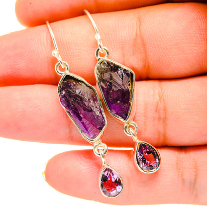 Amethyst Earrings handcrafted by Ana Silver Co - EARR420648