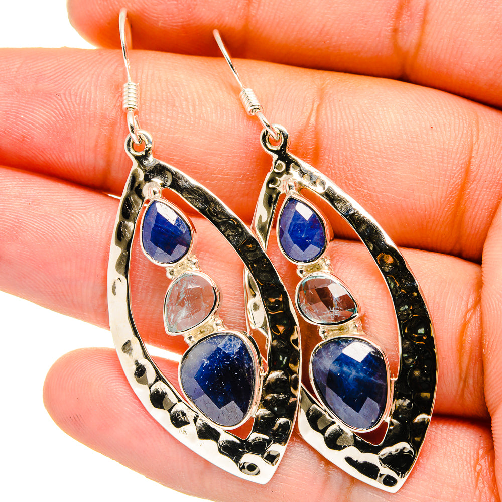 Tanzanite Earrings handcrafted by Ana Silver Co - EARR420660