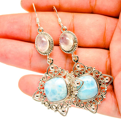 Larimar Earrings handcrafted by Ana Silver Co - EARR420667