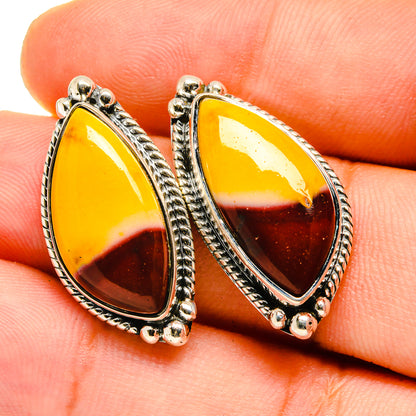 Mookaite Earrings handcrafted by Ana Silver Co - EARR420699